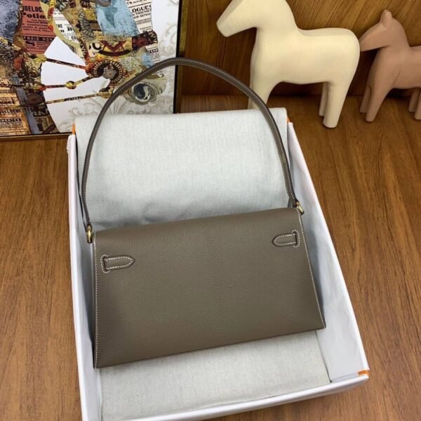 Madame Calfskin Kelly Elan Beige 28 cm - Image 3