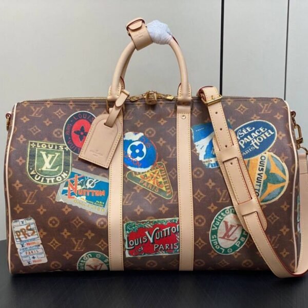 Keepall Braun/Rosa 45 cm - Image 4