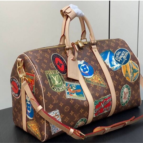 Keepall Braun/Rosa 45 cm - Image 5