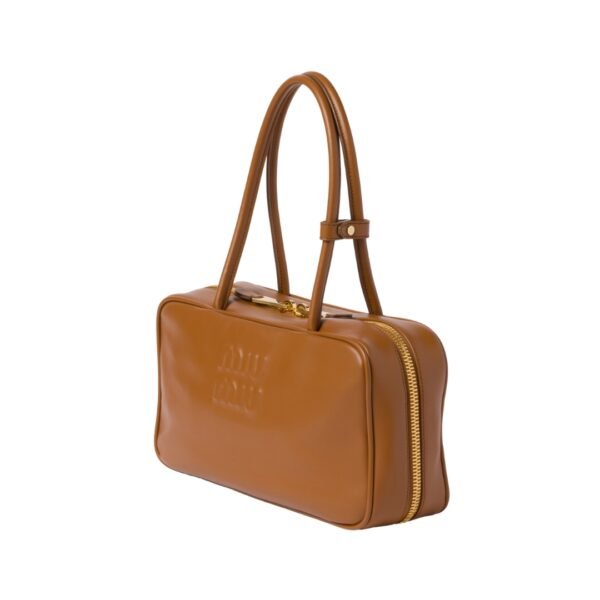 Cognac Leder-Top-Griff 17 cm - Image 2