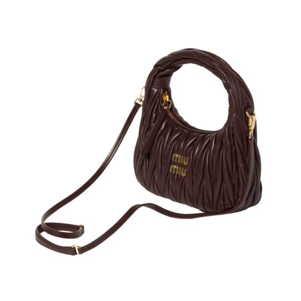 Matelassé-Nappa-Leder-Hobo Briarwood 20 cm - Image 2