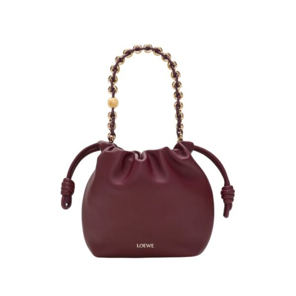 Mini Flamenco Tasche Dunkelburgunder 17 cm - Image 2