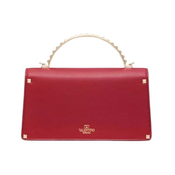 Mini Rockstud Kalbsleder Rosso Valentino 19 cm - Image 2