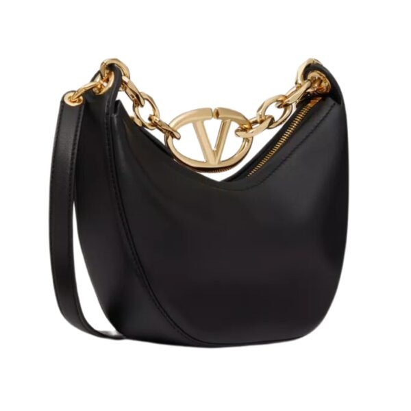 VLOGO moon mini hobo schwarz 20 cm - Image 2