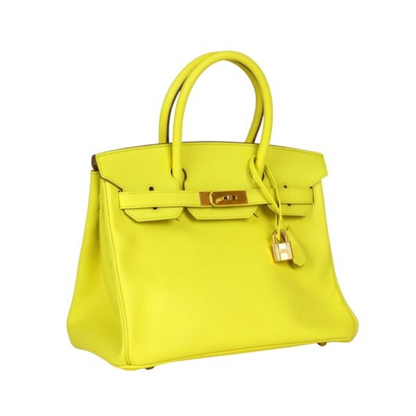 Limette Epsom Gold-Hardware 30 cm - Image 2