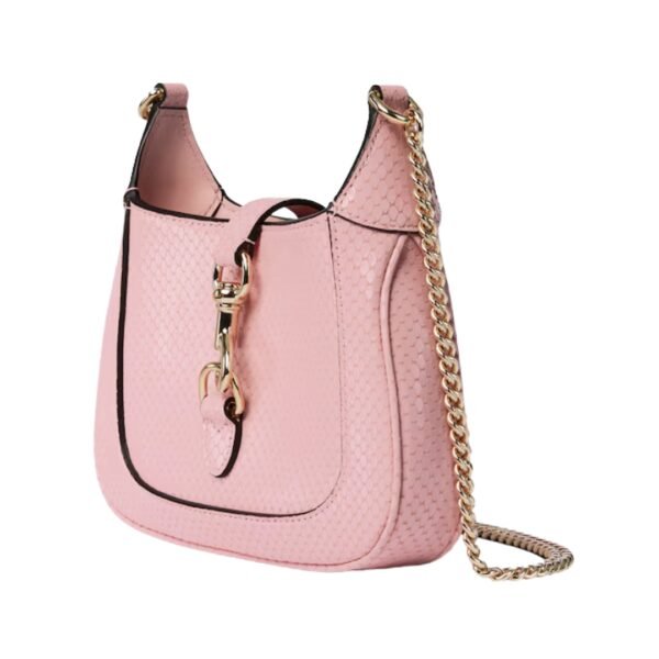 Mini-Tasche aus pinkem Pythonleder 19.5 cm - Image 2