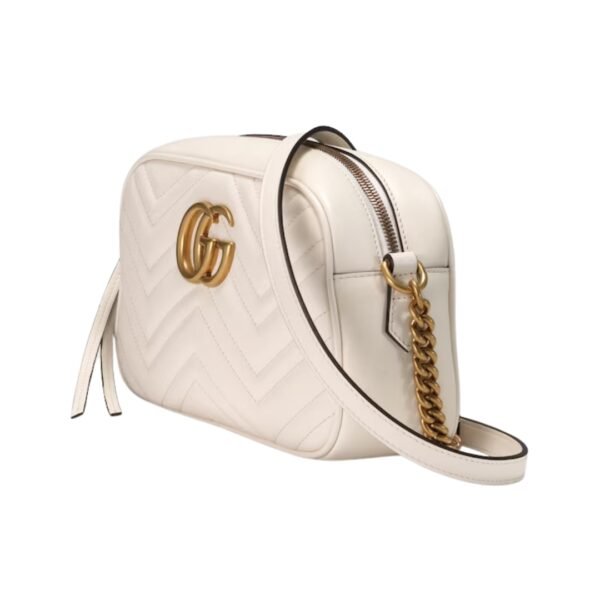 Kleine Marmont Schultertasche Weiß 24 cm - Image 2