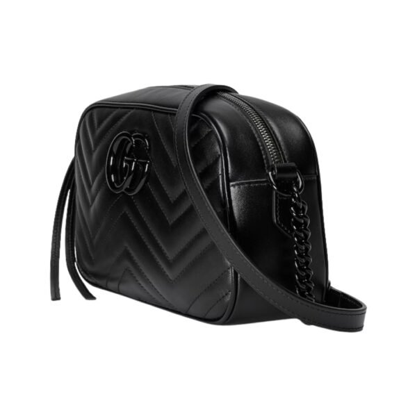 Kleine Marmont Schultertasche Chevron-Muster 24 cm - Image 2