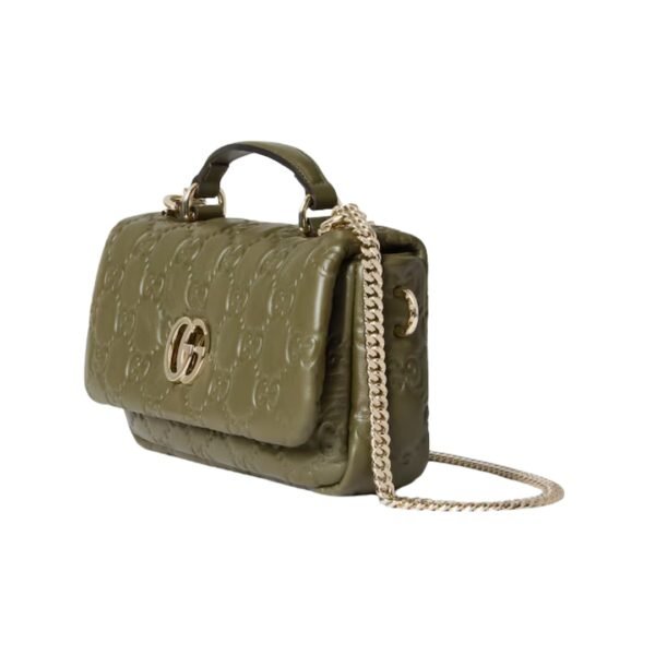 Grüne gepolsterte Milano Mini-Tote-Tasche 21.1 cm - Image 2
