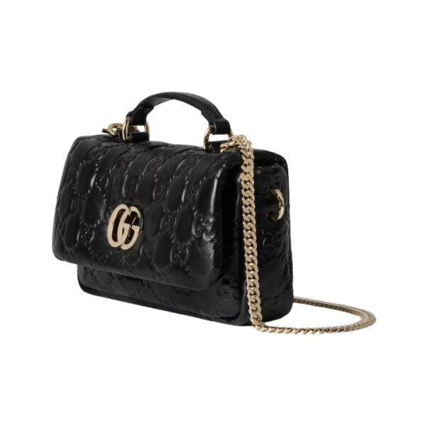 Schwarze gepolsterte Milano Mini-Tote-Tasche 21.1 cm - Image 2