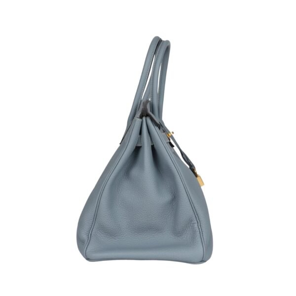 Bleu Lin Togo Goldbeschläge 35 cm - Image 3