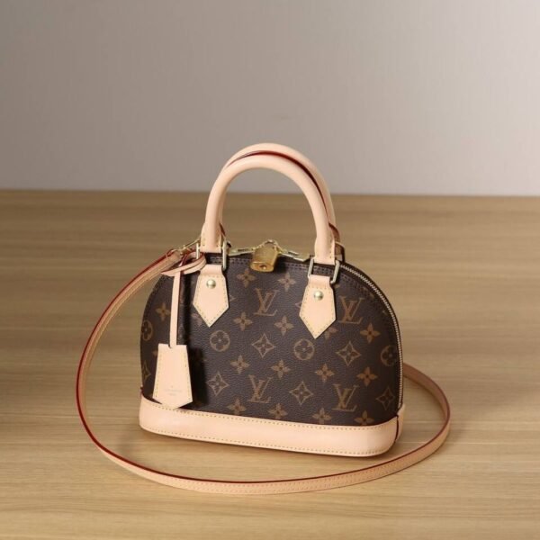 Alma BB Monogramm Braun/Rosa 25 cm - Image 2