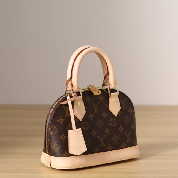 Alma BB Monogramm Braun/Rosa 25 cm - Image 4
