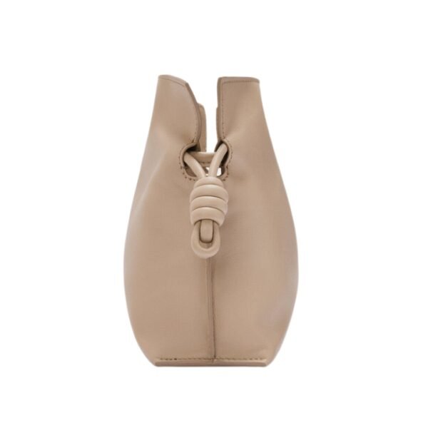 Clutch aus Nappaleder in Sandfarben 18 cm - Image 3