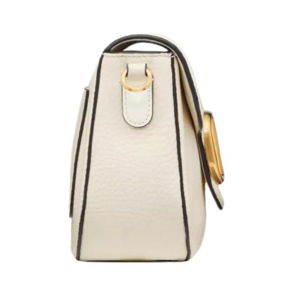 Genarbtes Kalbsleder Ivory 23.5 cm - Image 3