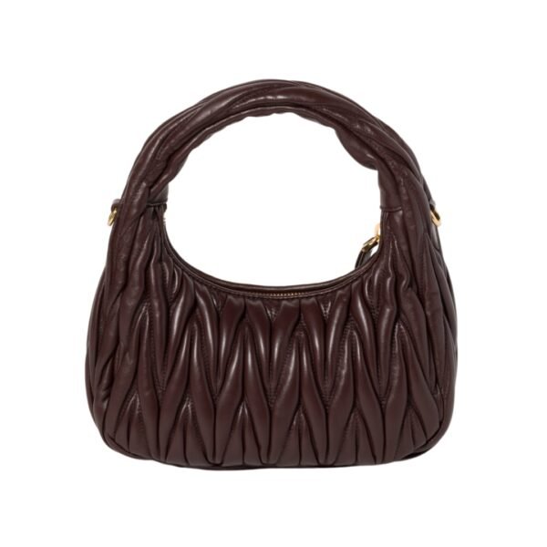 Matelassé-Nappa-Leder-Hobo Briarwood 20 cm - Image 3