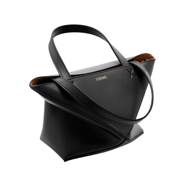 Mini Puzzle Fold Tote Schwarz 20 cm - Image 3