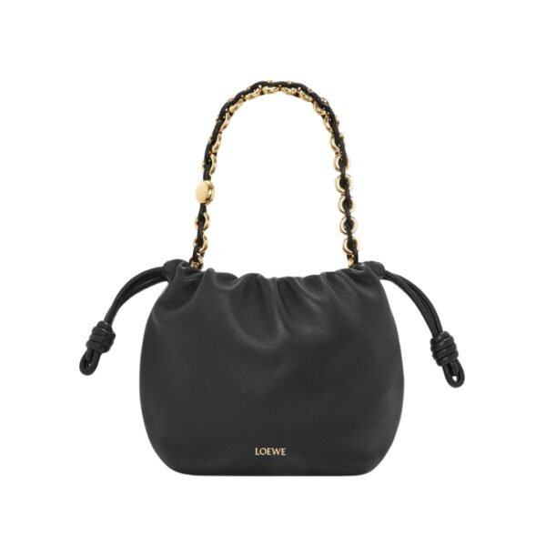 Mini Flamenco Tasche Schwarz 17 cm - Image 3