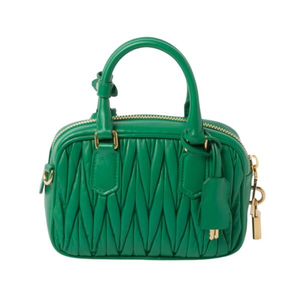Arcadie matelassé nappa leather 10.3 cm - Image 3