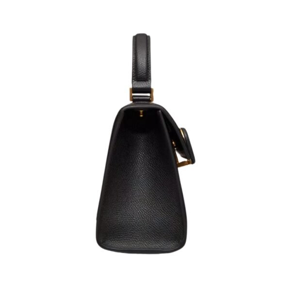 Grainy Kalbsleder Schwarz 22 cm - Image 3