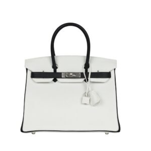 Weiß und Schwarz Clemence 30 cm