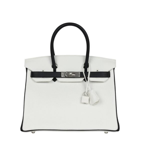 Weiß und Schwarz Clemence 30 cm