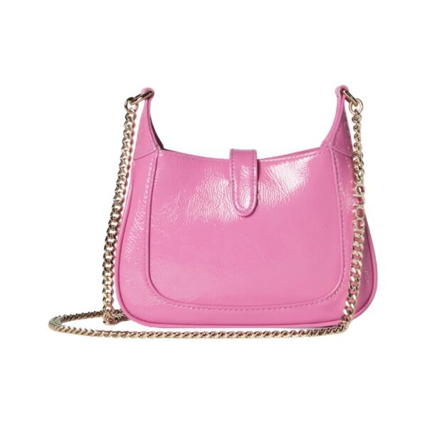 Mini-Schultertasche Pink Lackleder 19.5 cm - Image 3