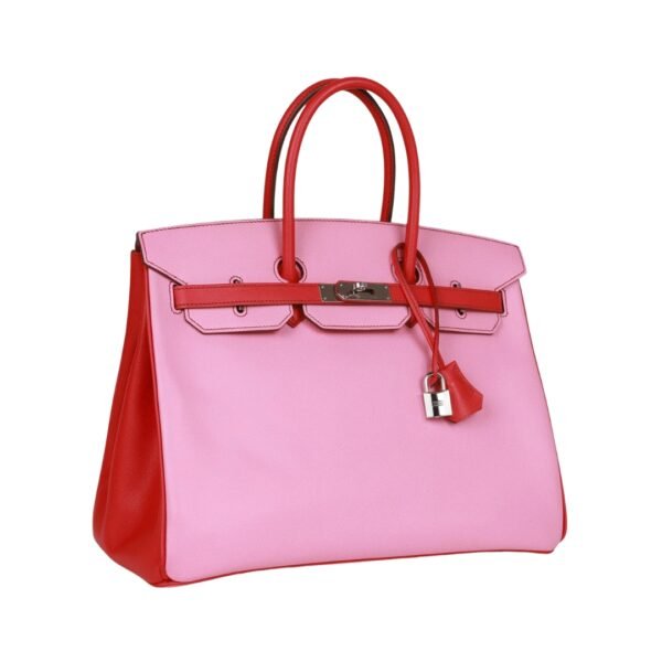 Bubblegum und Bougainvillea Epsom mit Palladium-Beschlägen 35 cm - Image 4