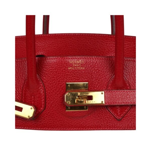 Rouge Vif Buffalo und Crinoline mit Gold-Beschlägen 35 cm - Image 3
