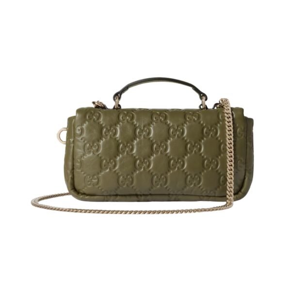 Grüne gepolsterte Milano Mini-Tote-Tasche 21.1 cm - Image 3