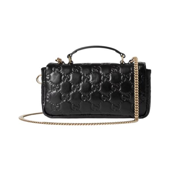 Schwarze gepolsterte Milano Mini-Tote-Tasche 21.1 cm - Image 3