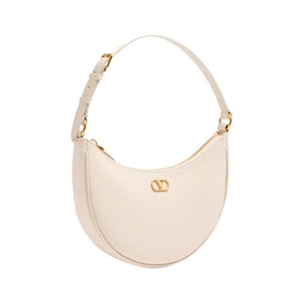 Grainy Kalbsleder Light Ivory 20 cm - Image 4