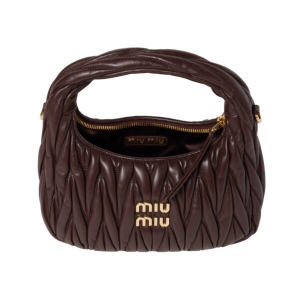 Matelassé-Nappa-Leder-Hobo Briarwood 20 cm - Image 4