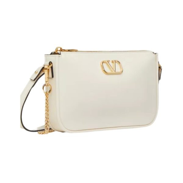 Kalbsleder Crossbody Ivory 20.5 cm - Image 4