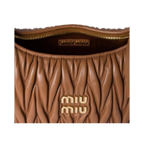 Nappa-Leder-Hobo Cognac 18 cm - Image 4