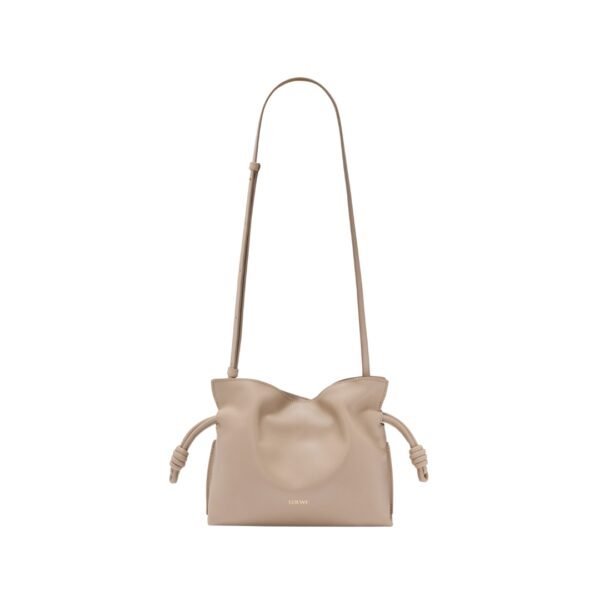 Clutch aus Nappaleder in Sandfarben 18 cm - Image 4
