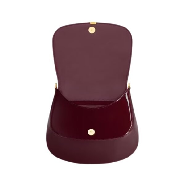 Voltaire Lackleder Weinrot 17.5 cm - Image 4