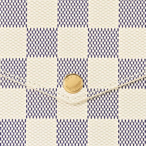 Félicie Damier Azur Canvas Clutch 21 cm - Image 4