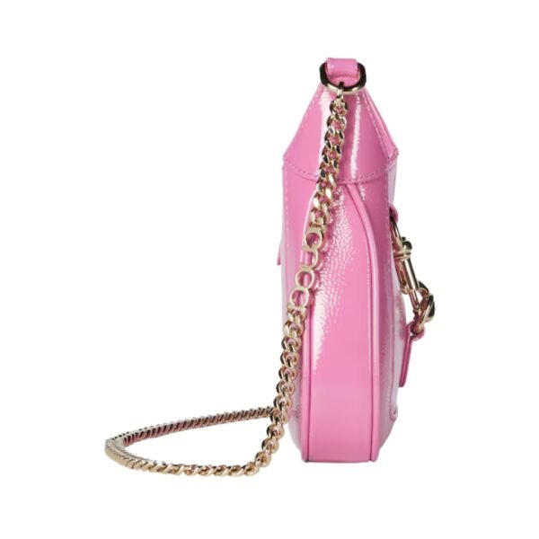 Mini-Schultertasche Pink Lackleder 19.5 cm - Image 4