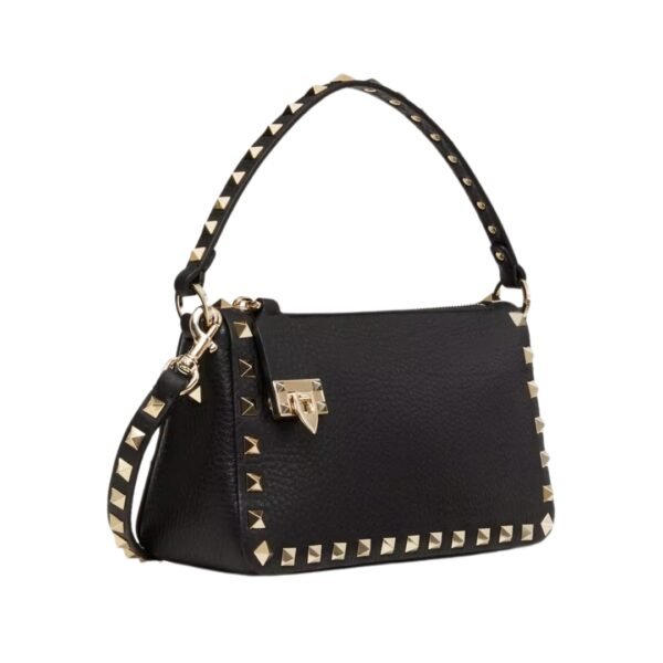 Kalbsleder Crossbody Schwarz 19 cm - Image 4