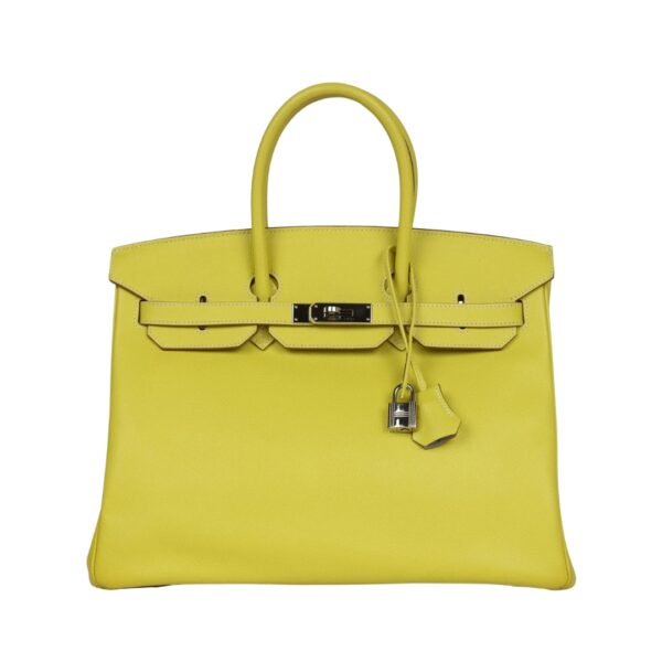 Lime Candy Epsom mit Palladium-Beschlägen 35 cm