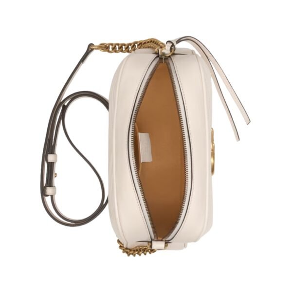 Kleine Marmont Schultertasche Weiß 24 cm - Image 4