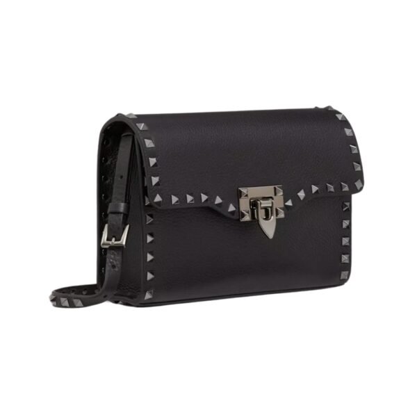 Kalbsleder Crossbody Schwarz 22.5 cm - Image 4
