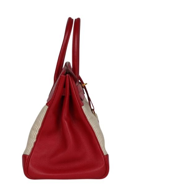 Rouge Vif Buffalo und Crinoline mit Gold-Beschlägen 35 cm - Image 4