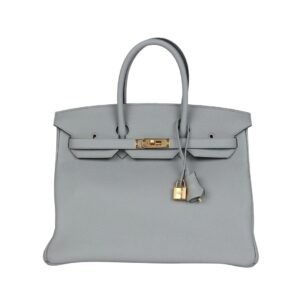 Bleu Glacier Togo Goldbeschläge 35 cm