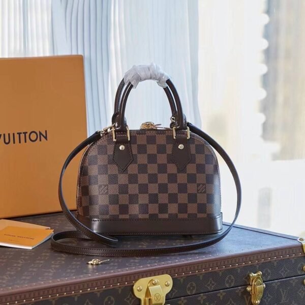 Alma BB Damier Ebene Braun 25 cm - Image 3