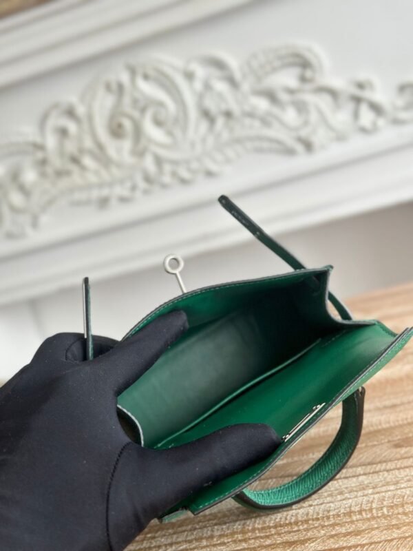 Kelly Mini Epsom Smaragdgrün/Silber - Image 3
