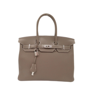 Togo 35 Etoupe Mit silberner Hardware