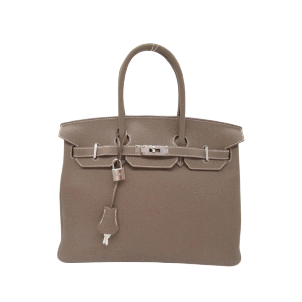 Togo 35 Etoupe Mit silberner Hardware