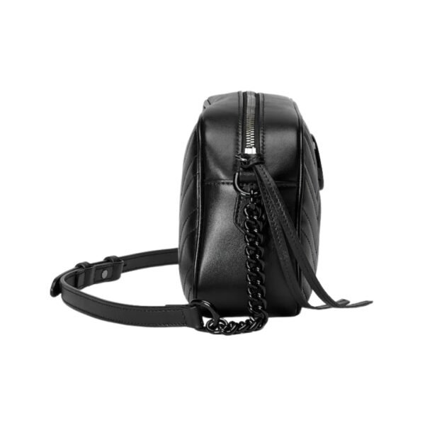Kleine Marmont Schultertasche Chevron-Muster 24 cm - Image 5